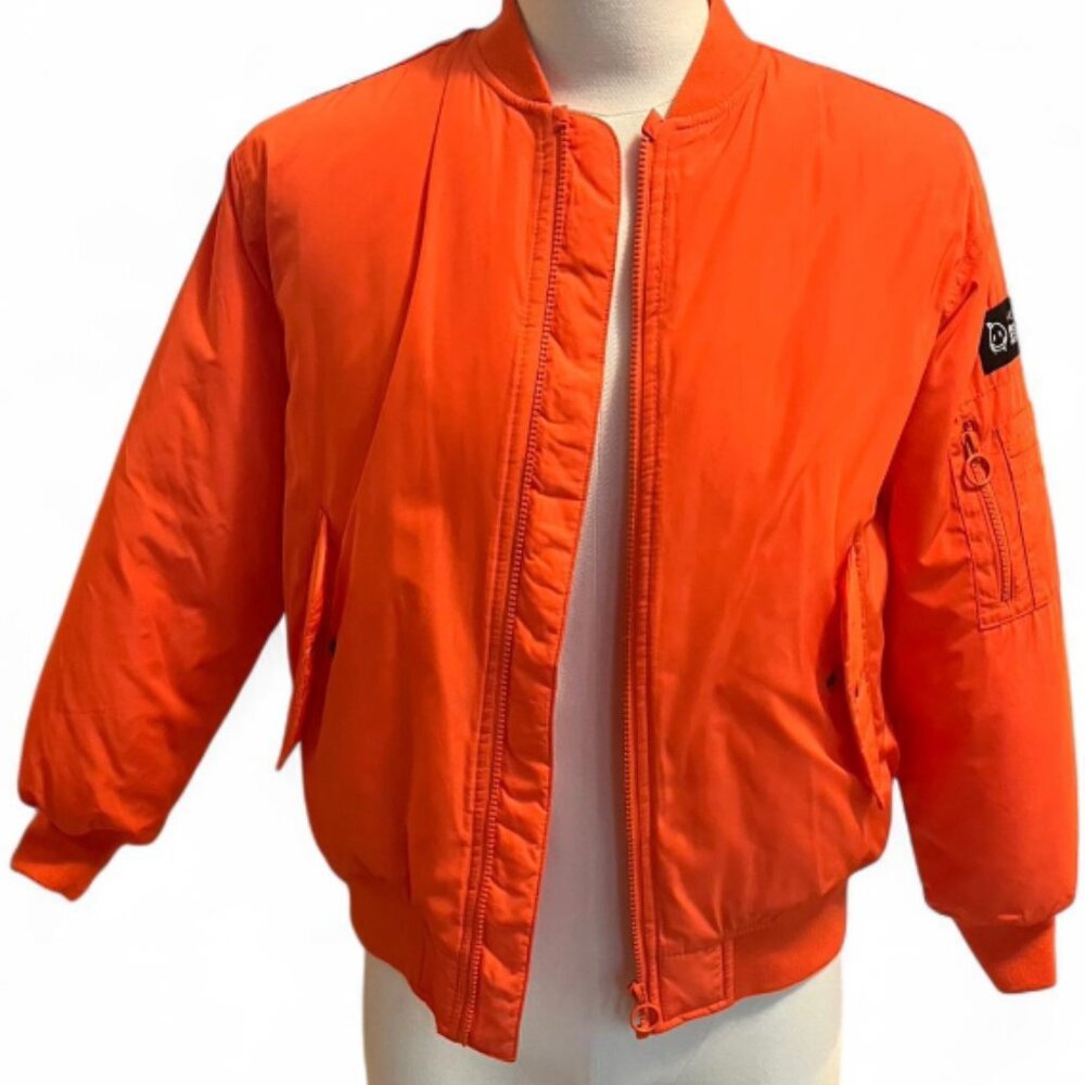 ZARA Kids + Lil McKimm MMXXI Orange Bomber Jacket